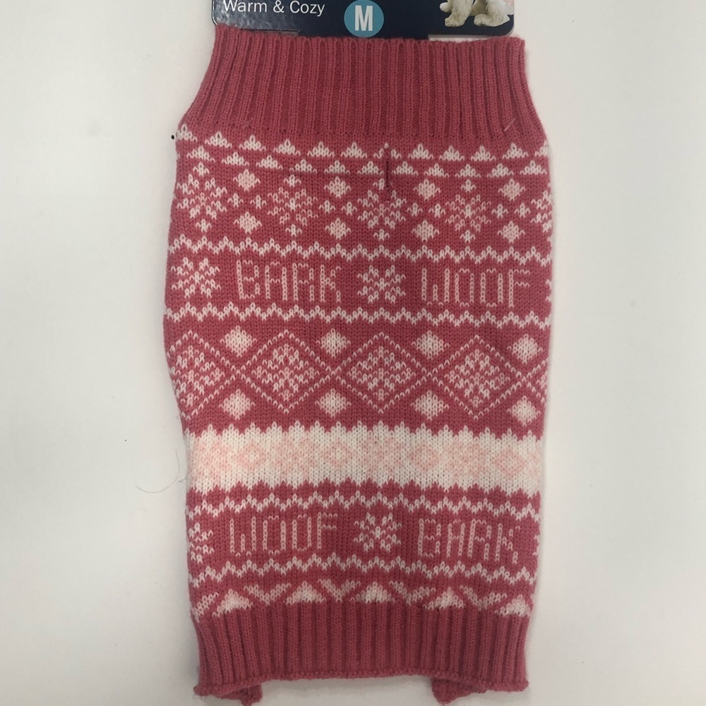 Pet Holiday Sweater Medium